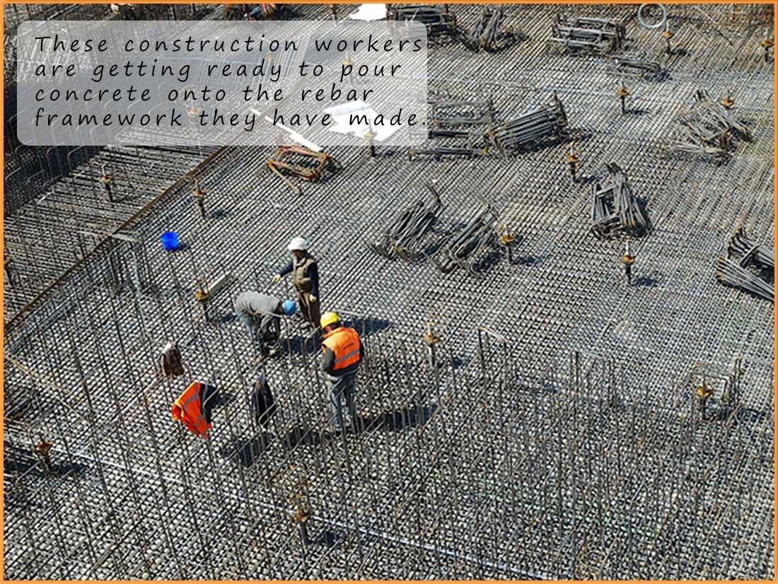 steel reinforced concrete is a composite material used in the construction industry